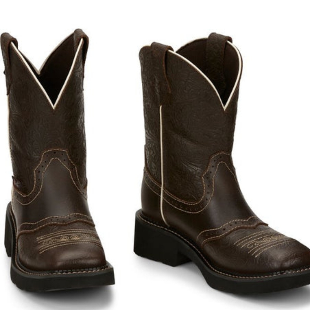 Justin tooled gypsy boots
